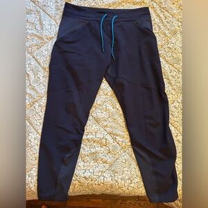 Columbia Navy Joggers with Blue Drawstring
